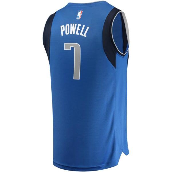 Dallas Mavericks Dwight Powell Fanatics Branded Youth Fast Break Player Jersey - Icon Edition - Blue
