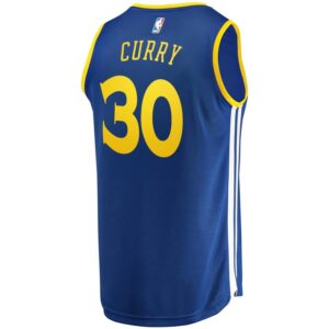 Stephen Curry Golden State Warriors Fanatics Branded 2018 NBA Finals Champions Fast Break Replica Player Jersey Royal - Icon Edition