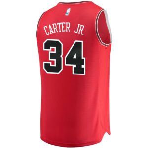 Wendell Carter Jr. Chicago Bulls Fanatics Branded Youth 2018 NBA Draft First Round Pick Fast Break Replica Jersey Red - Icon Edition