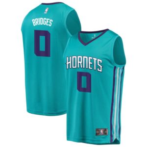 Miles Bridges Charlotte Hornets Fanatics Branded Youth 2018 NBA Draft First Round Pick Fast Break Replica Jersey Teal - Icon Edition