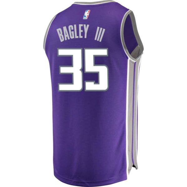 Marvin Bagley III Sacramento Kings Fanatics Branded Youth 2018 NBA Draft First Round Pick Fast Break Replica Jersey Purple - Icon Edition