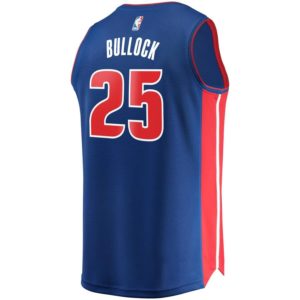 Reggie Bullock Detroit Pistons Fanatics Branded Youth Fast Break Replica Jersey Blue - Icon Edition