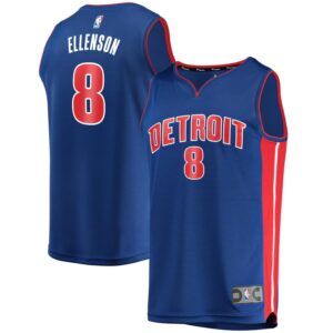 Henry Ellenson Detroit Pistons Fanatics Branded Youth Fast Break Replica Jersey Blue - Icon Edition