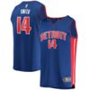Ish Smith Detroit Pistons Fanatics Branded Youth Fast Break Replica Jersey Blue - Icon Edition