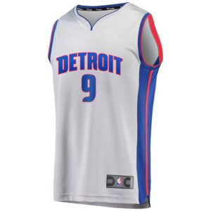 Langston Galloway Detroit Pistons Fanatics Branded Fast Break Replica Jersey Gray - Statement Edition