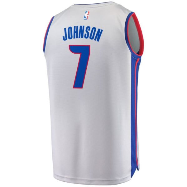 Stanley Johnson Detroit Pistons Fanatics Branded Fast Break Replica Jersey Gray - Statement Edition