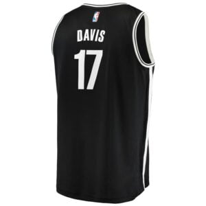 Brooklyn Nets Ed Davis Fanatics Branded Youth Fast Break Player Jersey - Icon Edition - Black