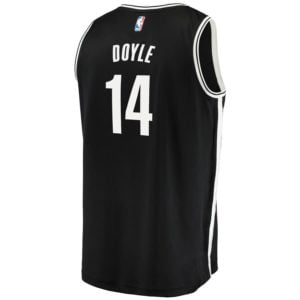 Brooklyn Nets Milton Doyle Fanatics Branded Youth Fast Break Player Jersey - Icon Edition - Black