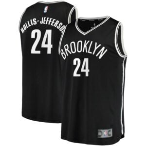Brooklyn Nets Rondae Hollis-Jefferson Fanatics Branded Youth Fast Break Player Jersey - Icon Edition - Black