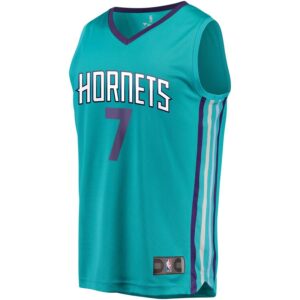 Charlotte Hornets Dwayne Bacon Fanatics Branded Youth Fast Break Player Jersey - Icon Edition - Teal