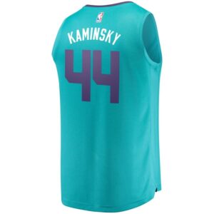 Charlotte Hornets Frank Kaminsky Fanatics Branded Youth Fast Break Player Jersey - Icon Edition - Teal