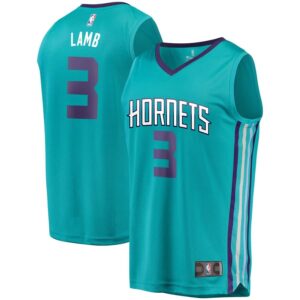 Charlotte Hornets Jeremy Lamb Fanatics Branded Youth Fast Break Player Jersey - Icon Edition - Teal