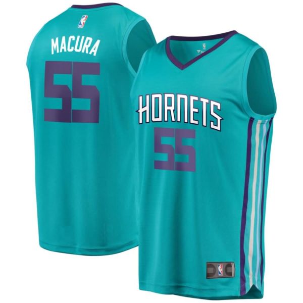 Charlotte Hornets J.P. Macura Fanatics Branded Youth Fast Break Player Jersey - Icon Edition - Teal