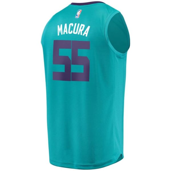 Charlotte Hornets J.P. Macura Fanatics Branded Youth Fast Break Player Jersey - Icon Edition - Teal