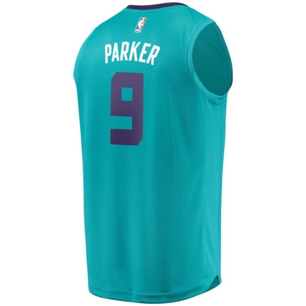 Charlotte Hornets Tony Parker Fanatics Branded Youth Fast Break Player Jersey - Icon Edition - Teal