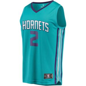 Charlotte Hornets Marvin Williams Fanatics Branded Youth Fast Break Player Jersey - Icon Edition - Teal