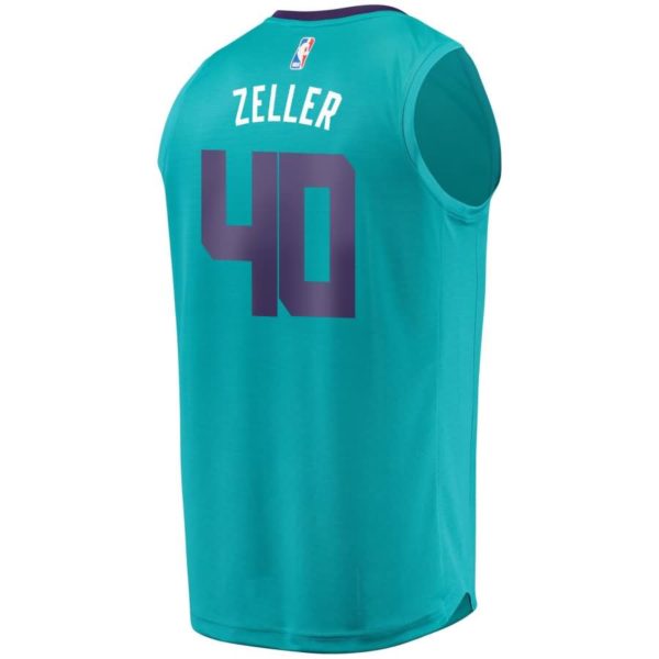 Charlotte Hornets Cody Zeller Fanatics Branded Youth Fast Break Player Jersey - Icon Edition - Teal