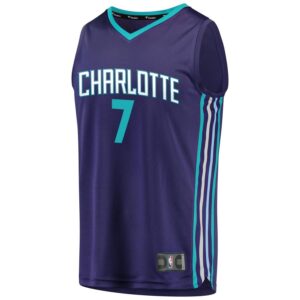 Dwayne Bacon Charlotte Hornets Fanatics Branded Fast Break Replica Player Jersey - Statement Edition - Purple