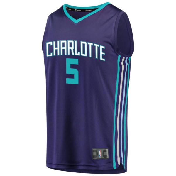 Nicolas Batum Charlotte Hornets Fanatics Branded Fast Break Replica Player Jersey - Statement Edition - Purple