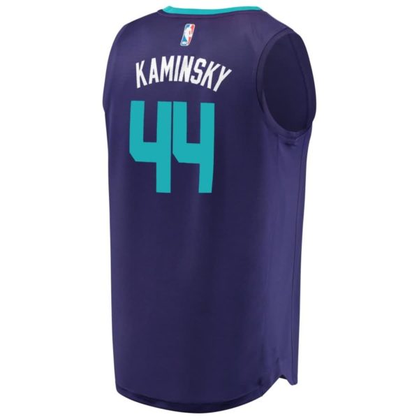 Frank Kaminsky Charlotte Hornets Fanatics Branded Fast Break Replica Player Jersey - Statement Edition - Purple