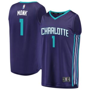 Malik Monk Charlotte Hornets Fanatics Branded Fast Break Replica Player Jersey - Statement Edition - Purple
