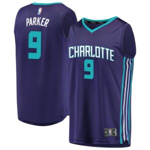 Tony Parker Charlotte Hornets Fanatics Branded Fast Break Replica Player Jersey - Statement Edition - Purple