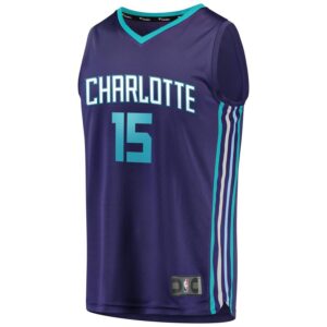 Kemba Walker Charlotte Hornets Fanatics Branded Fast Break Replica Player Jersey - Statement Edition - Purple