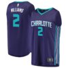 Marvin Williams Charlotte Hornets Fanatics Branded Fast Break Replica Player Jersey - Statement Edition - Purple