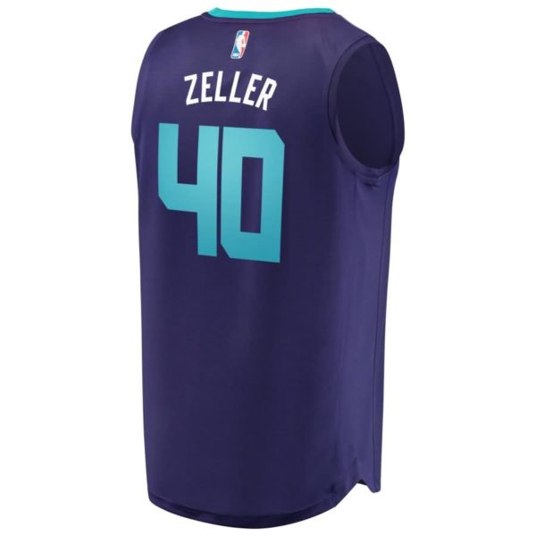 Cody Zeller Charlotte Hornets Fanatics Branded Fast Break Replica Player Jersey - Statement Edition - Purple