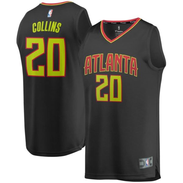 John Collins Atlanta Hawks Fanatics Branded Youth Fast Break Replica Jersey Black - Icon Edition