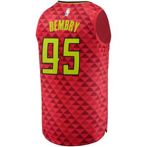 DeAndre Bembry Atlanta Hawks Fanatics Branded Fast Break Replica Jersey Red - Statement Edition