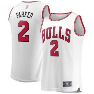 Jabari Parker Chicago Bulls Fanatics Branded Fast Break Replica Jersey White - Association Edition