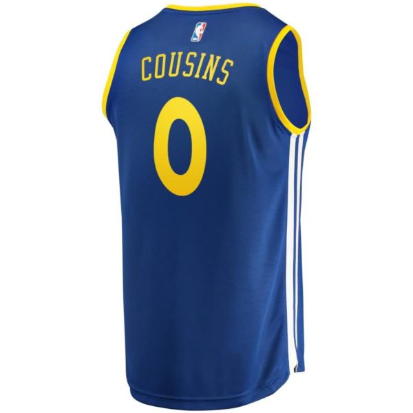 DeMarcus Cousins Golden State Warriors Fanatics Branded Fast Break Replica Player Jersey Royal - Icon Edition