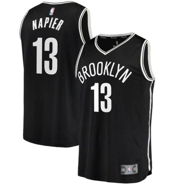 Shabazz Napier Brooklyn Nets Fanatics Branded Fast Break Replica Jersey - Icon Edition - Black