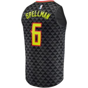 Omari Spellman Atlanta Hawks Fanatics Branded Fast Break Replica Jersey - Icon Edition - Black