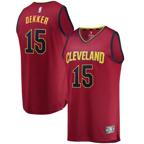 Sam Dekker Cleveland Cavaliers Fanatics Branded Fast Break Replica Jersey - Icon Edition - Wine