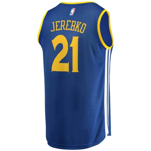 Jonas Jerebko Golden State Warriors Fanatics Branded Fast Break Replica Jersey - Icon Edition - Royal