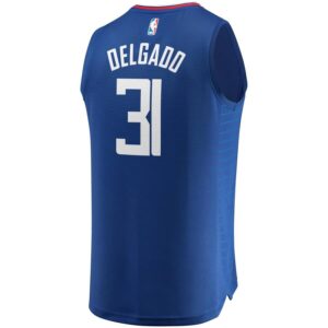 Angel Delgado LA Clippers Fanatics Branded Fast Break Replica Jersey - Icon Edition - Royal