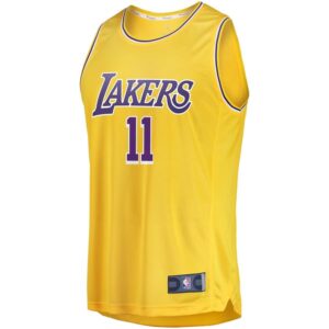 Michael Beasley Los Angeles Lakers Fanatics Branded Fast Break Replica Jersey - Icon Edition - Gold
