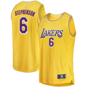Lance Stephenson Los Angeles Lakers Fanatics Branded Fast Break Replica Jersey - Icon Edition - Gold