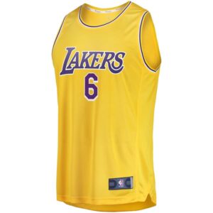 Lance Stephenson Los Angeles Lakers Fanatics Branded Fast Break Replica Jersey - Icon Edition - Gold