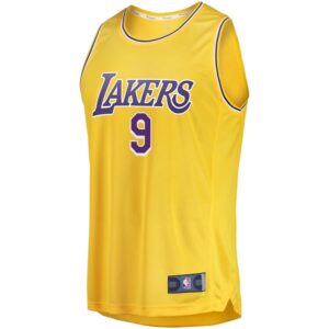 Rajon Rondo Los Angeles Lakers Fanatics Branded Fast Break Replica Jersey - Icon Edition - Gold
