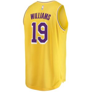 Johnathan Williams Los Angeles Lakers Fanatics Branded Fast Break Replica Jersey - Icon Edition - Gold