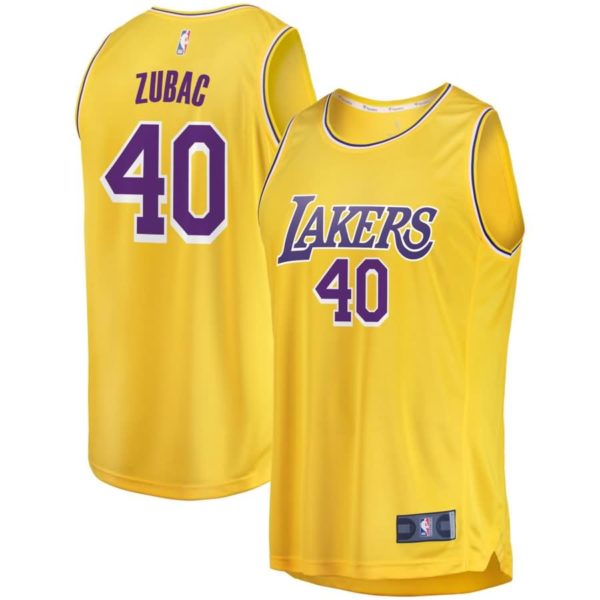 Ivica Zubac Los Angeles Lakers Fanatics Branded Fast Break Replica Jersey - Icon Edition - Gold