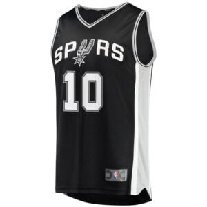 DeMar DeRozan San Antonio Spurs Fanatics Branded Youth Fast Break Jersey - Icon Edition - Black
