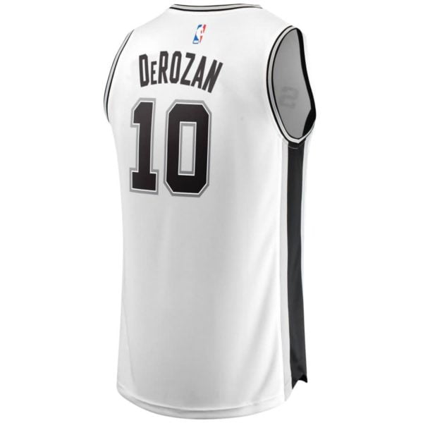 DeMar DeRozan San Antonio Spurs Fanatics Branded Fast Break White Jersey - Association Edition - White