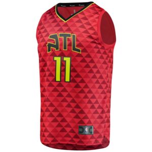 Trae Young Atlanta Hawks Fanatics Branded Fast Break Alternate Jersey - Red