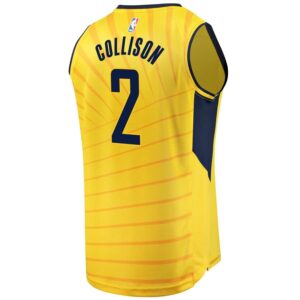 Darren Collison Indiana Pacers Fanatics Branded Fast Break Alternate Jersey - Gold
