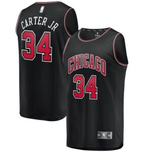 Wendell Carter Jr. Chicago Bulls Fanatics Branded Fast Break Alternate Jersey - Black