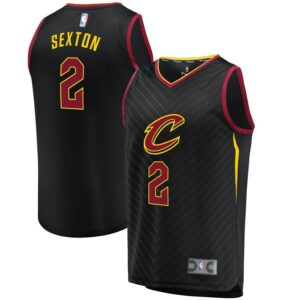 Collin Sexton Cleveland Cavaliers Fanatics Branded Fast Break Alternate Jersey - Black